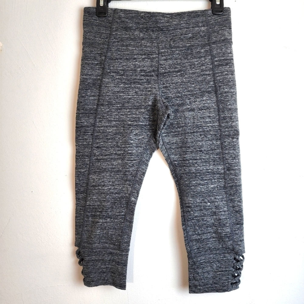 Calvin Klein Leggings Lattice Detail On Leg Women's Pants Size M